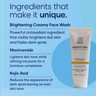 BRIGHTENING CREAMY FACE WASH